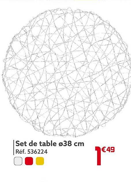 set de table ø38 cm