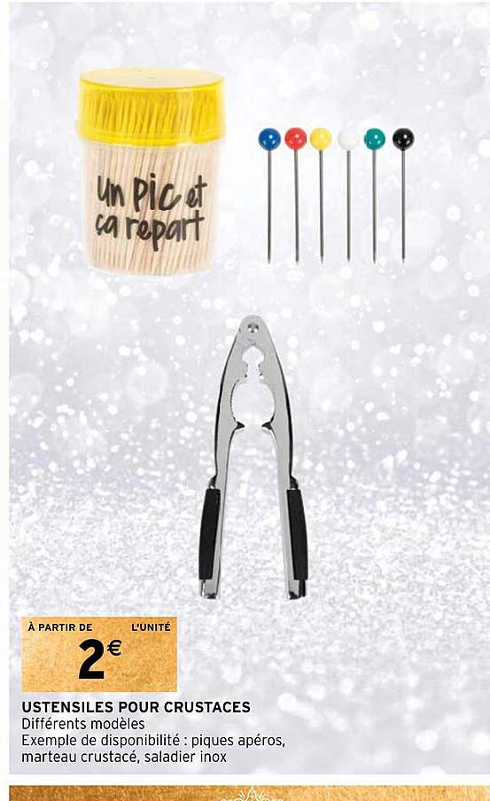 ustensiles pour crustaces