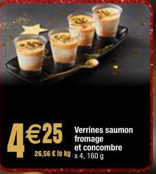 Verrines Saumon Fromage Et Concombre