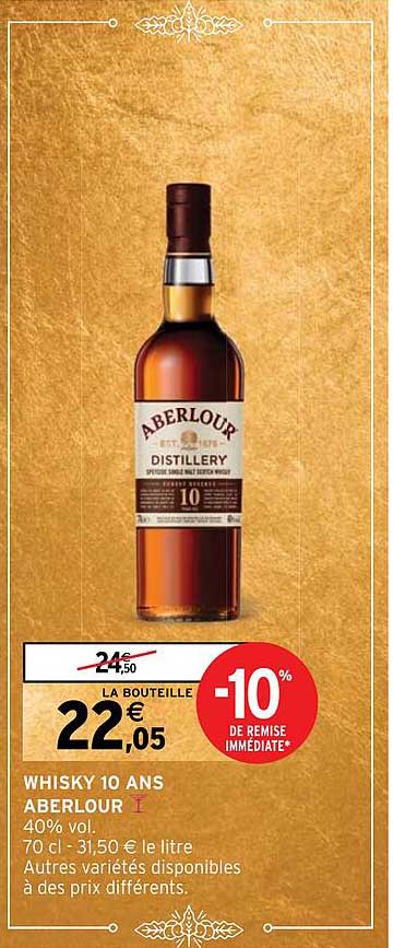 whisky 10 ans aberlour