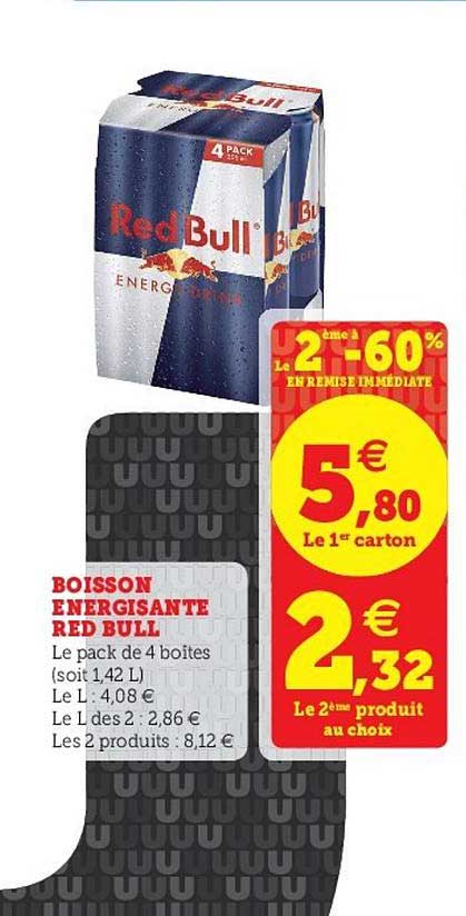 Boisson énergisante Red Bull