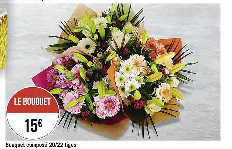 Bouquet Composé 20-20 Tiges
