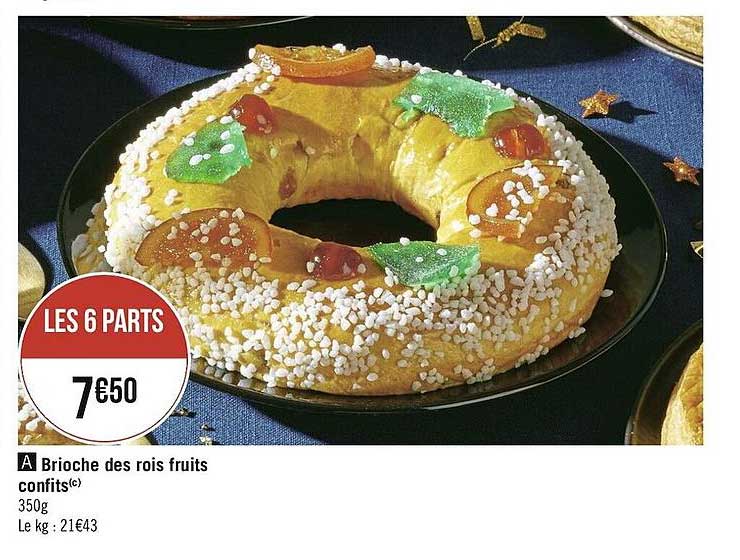 brioche des rois fruits confits