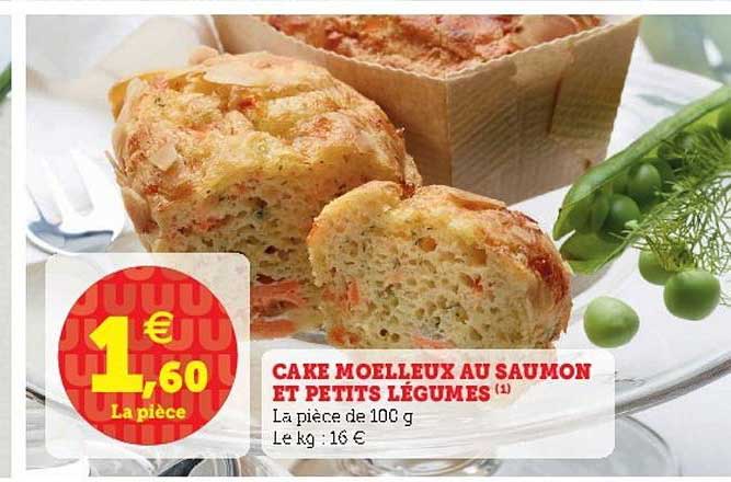 Cake Moelleux Au Saumon Et Petits Légumes