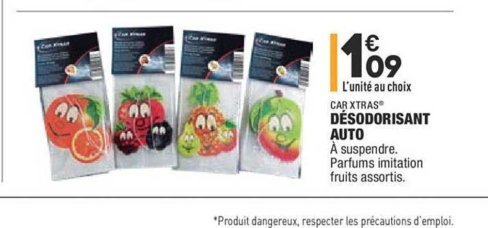 car xtras désodorisant auto