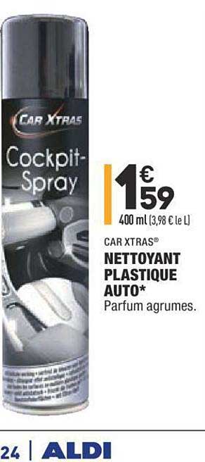 car xtras nettoyant plastique auto