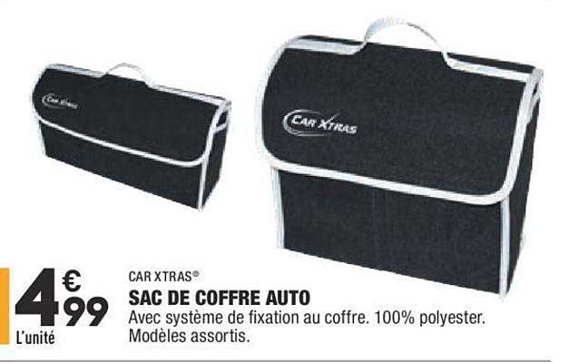 car xtras sac de coffre auto