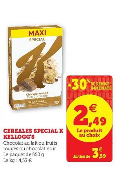 Céréales Special K Kellogg's
