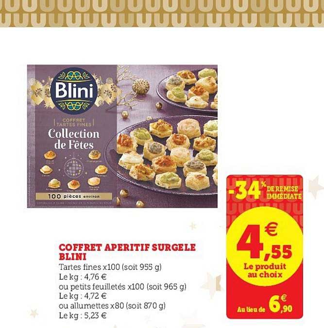 Coffret Apéritif Surgelé Blini
