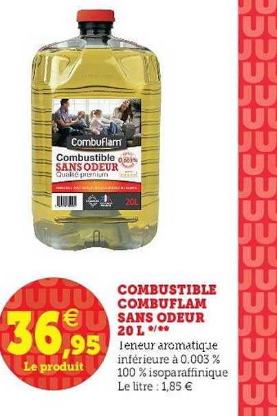 combustible combuflam sans odeur 20 l