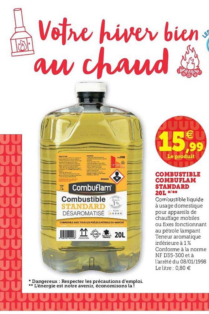 Combustible Combuflam Standard 20l