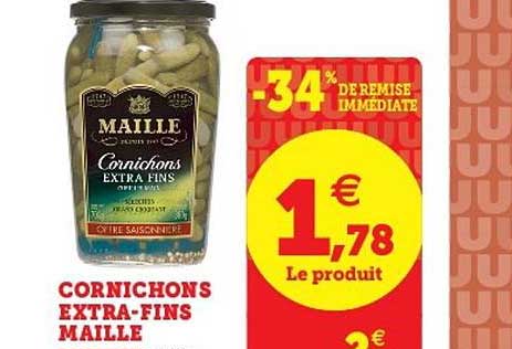 cornichons extra-fins maille