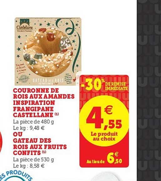 couronne de rois aux amandes inspiration frangipane castellane ou gâteau des rois aux fruits confits
