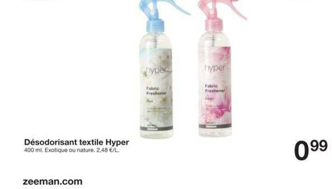 désodorisant textile hyper