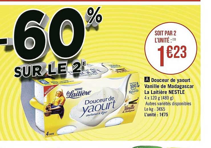 Douceur De Yaourt Vanille De Madagascar La Laitière Nestlé