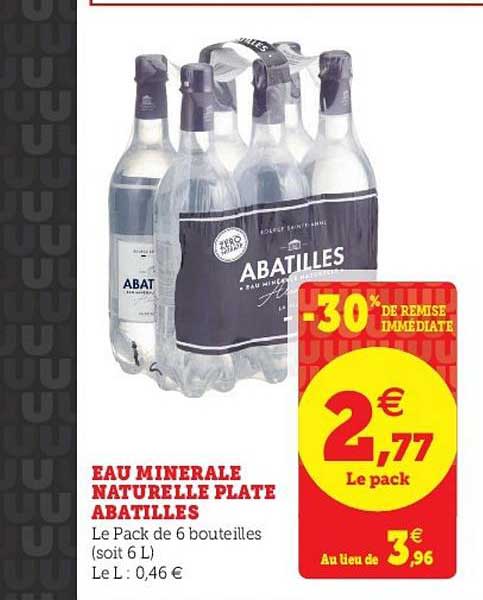 eau minérale naturelle plate abatilles
