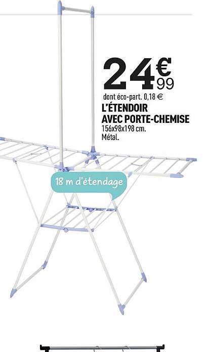 étendoir Avec Porte Chemise