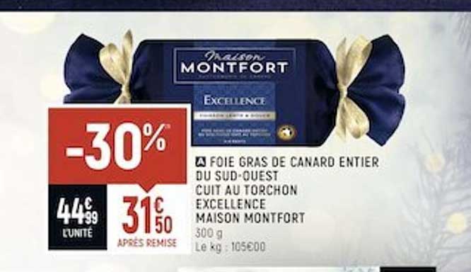 foie gras de canard entier du sud ouest cuit au torchon excellence maison montfort