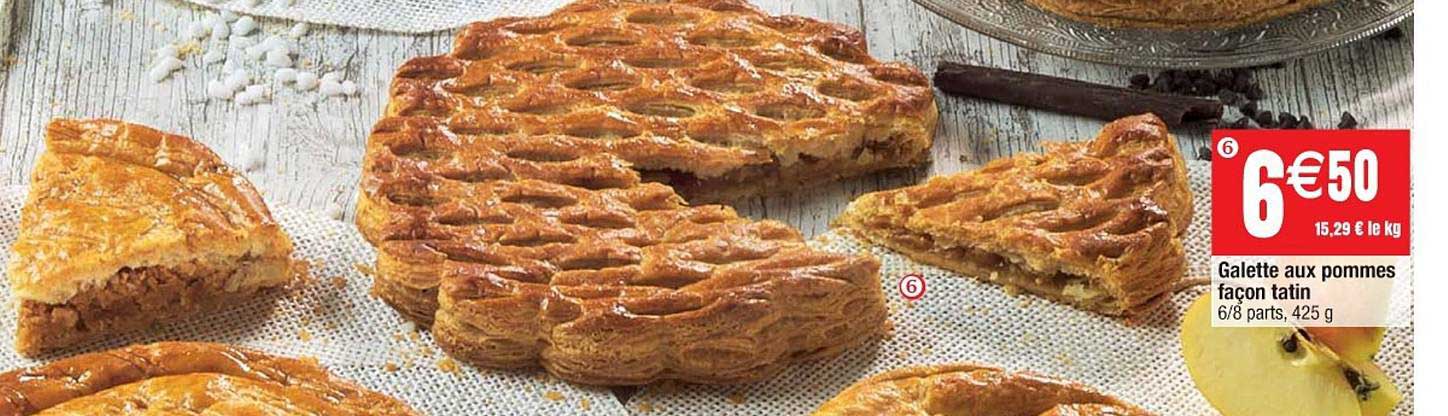 galette aux pommes façon tatin