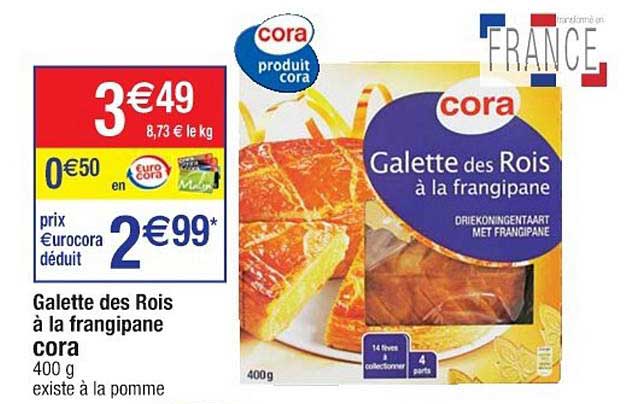 galette des rois à la frangipane cora