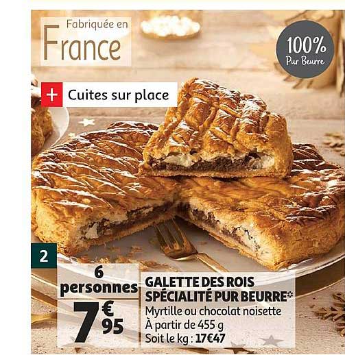 galette des rois spécialité pur beurre