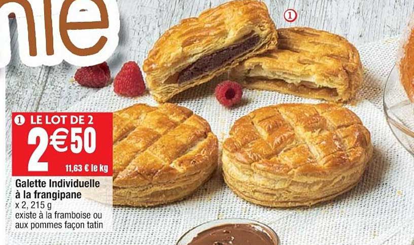 galette individuelle à la frangipane