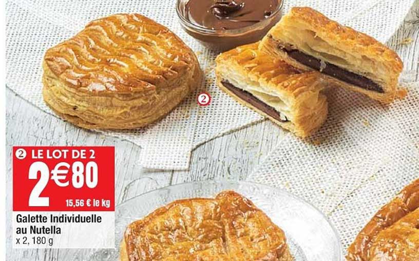 galette individuelle au nutella