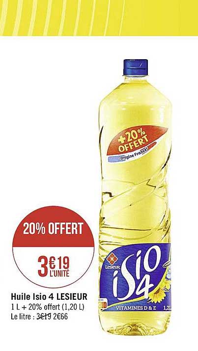 huile isio 4 lesieur