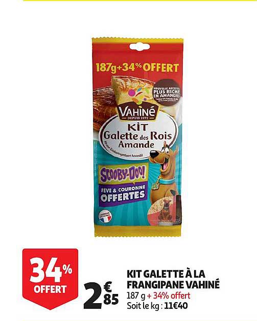 kit galette à la frangipane vahiné