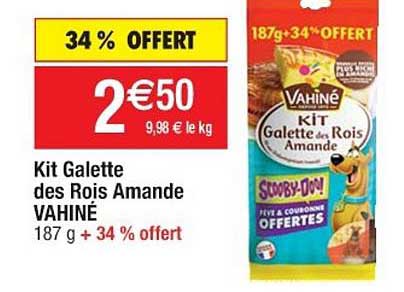 kit galette des rois amande vahiné