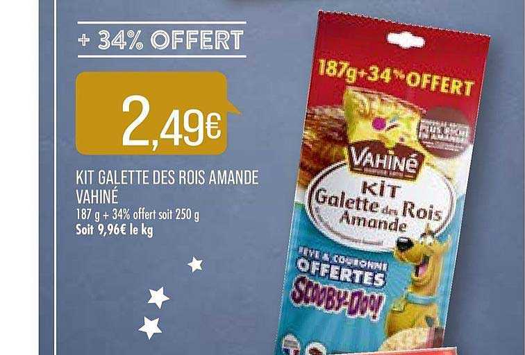 kit galette des rois amande vahiné