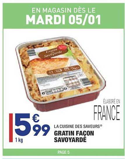 la cuisine des saveurs gratin façon savoyarde