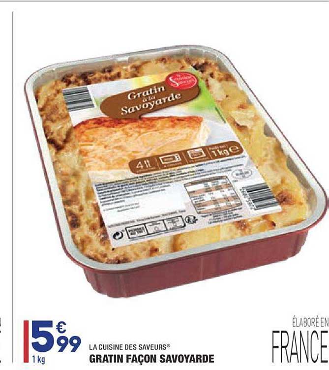 la cuisine des saveurs gratin façon savoyarde