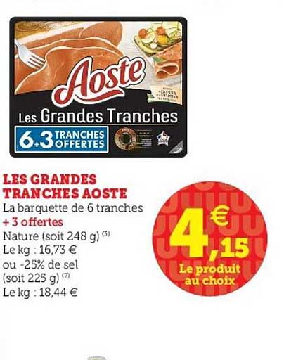 les grandes tranches aoste