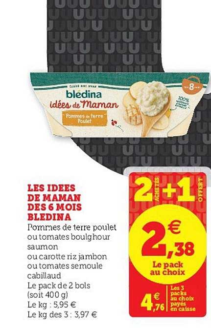 les idées de maman dès 6 mois blédina