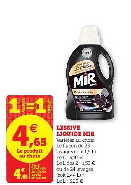 Lessive Liquide Mir