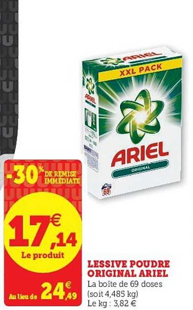 Lessive Poudre Original Ariel