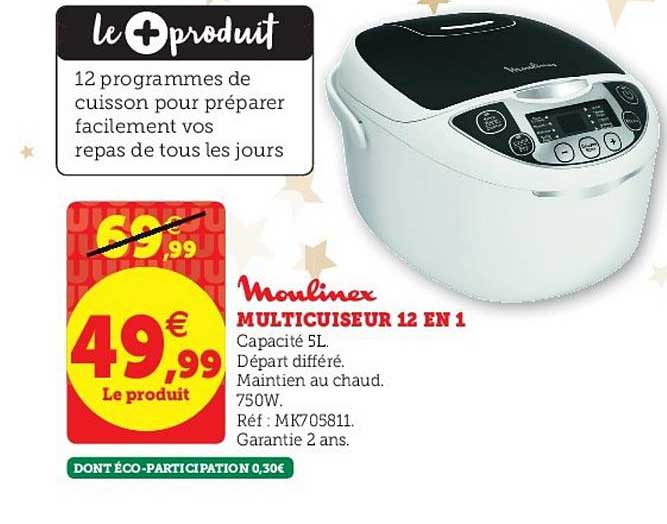 Multicuiseur 12 En 1 Moulinex