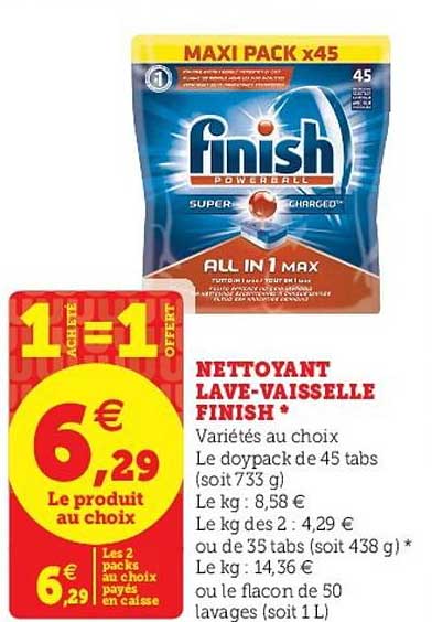 Nettoyant Lave-vaisselle Finish