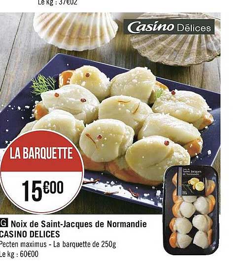 noix de saint jacques de normandie casino délices