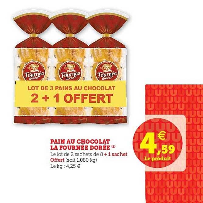 pain au chocolat la fournée dorée