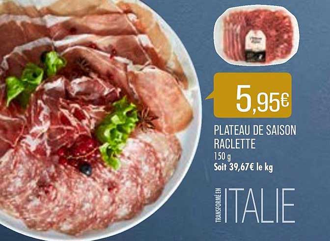 Plateau De Saison Raclette