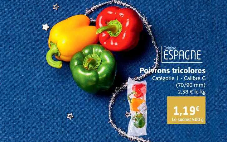 Poivrons Tricolores