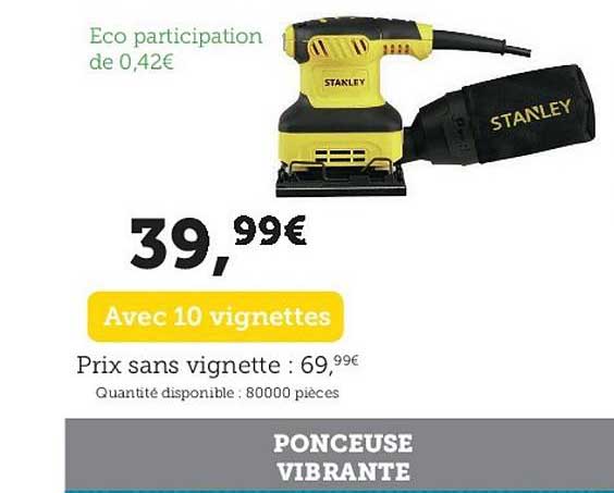 ponceuse vibrante stanley