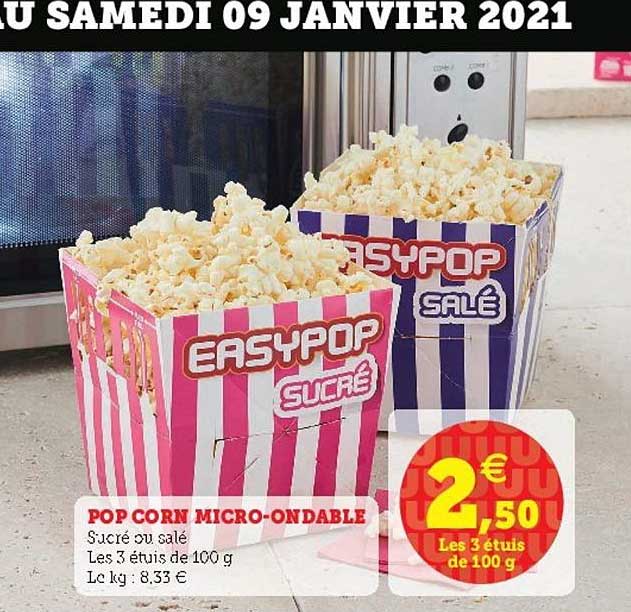 pop corn micro-ondable