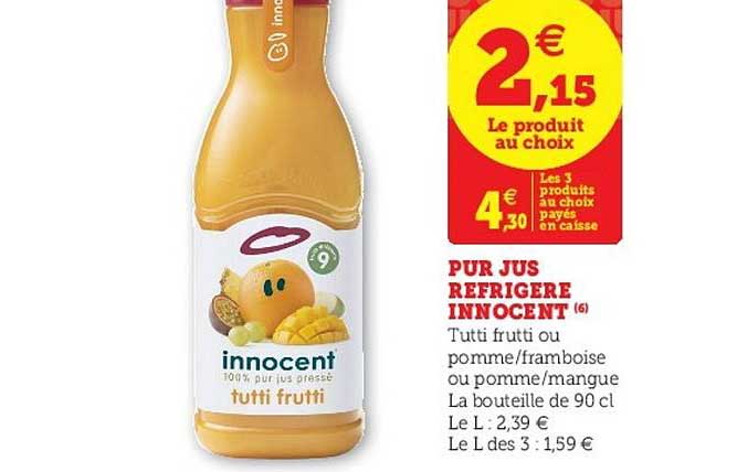 Pur Jus Réfrigéré Innocent