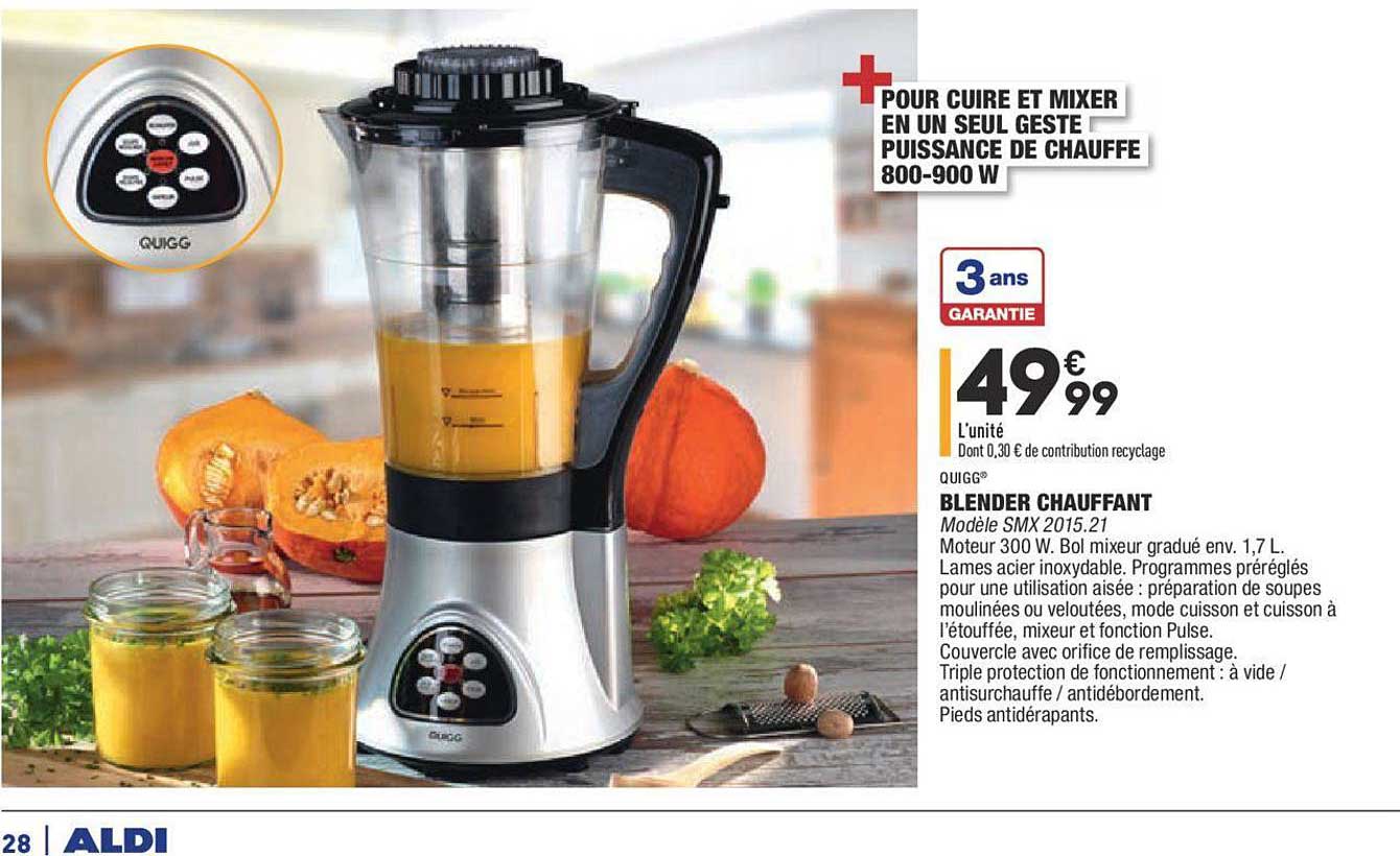 Quigg Blender Chauffant