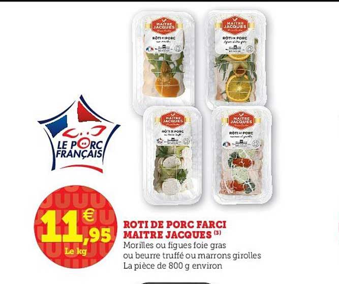 rôti de porc farci maître jacques