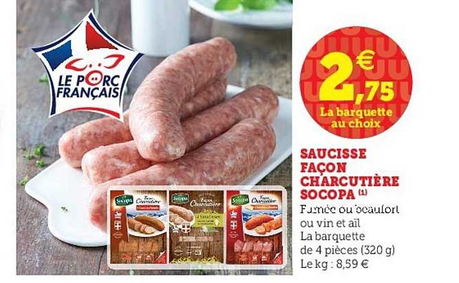 Saucisse Façon Charcutière Socopa