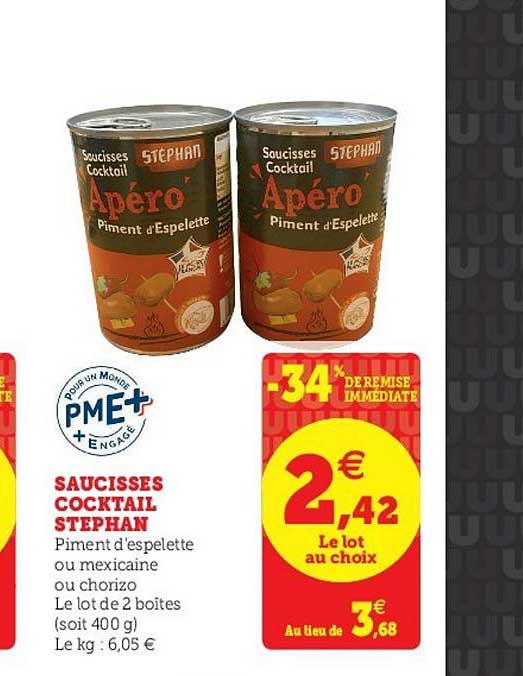 Saucisses Cocktail Stephan